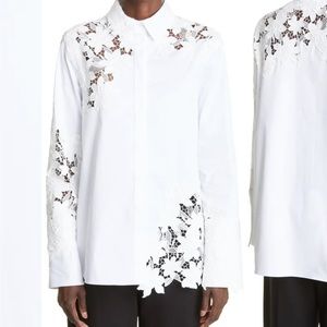 Oscar de la renta cotton blouse shirt